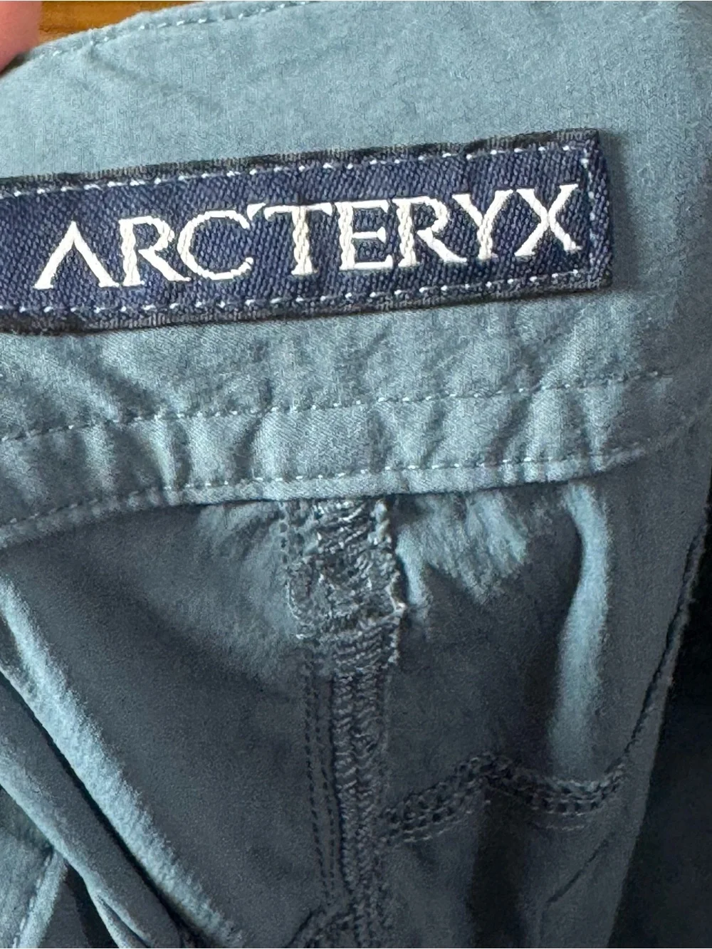 Arcteryx Parapet Trail Pants Women's 6 Blue Hiking Outdoors Gorpcore Low Rise - Picture 9 of 11
